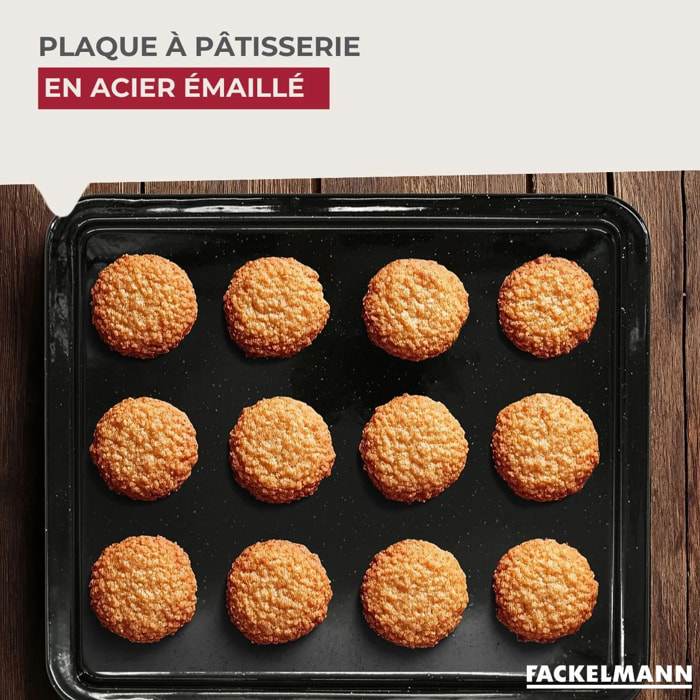 Plaque à pâtisserie émaillée 40 x 34 cm Fackelmann