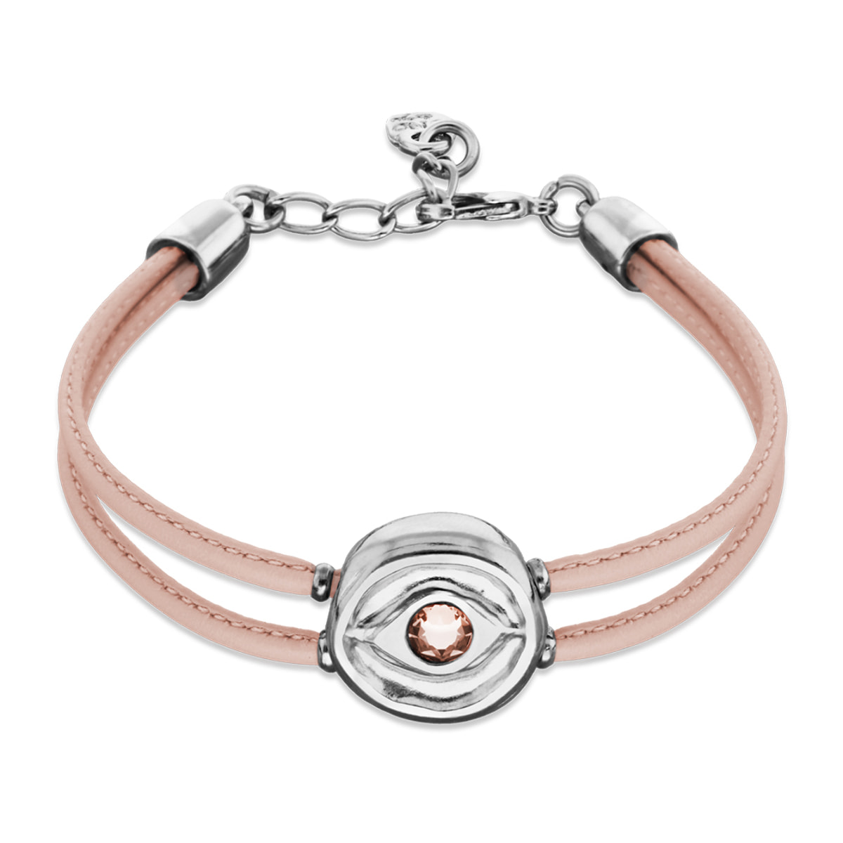 Pulsera SER INTUITIVA ROSA CLARO M