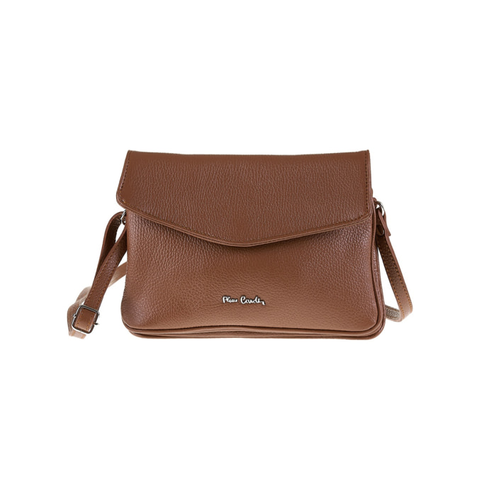 Borsa a tracolla da donna Made in Italy - Modello Seraphina Lux - 100% pelle - 26.0 x 18.0 x 4.0 cm