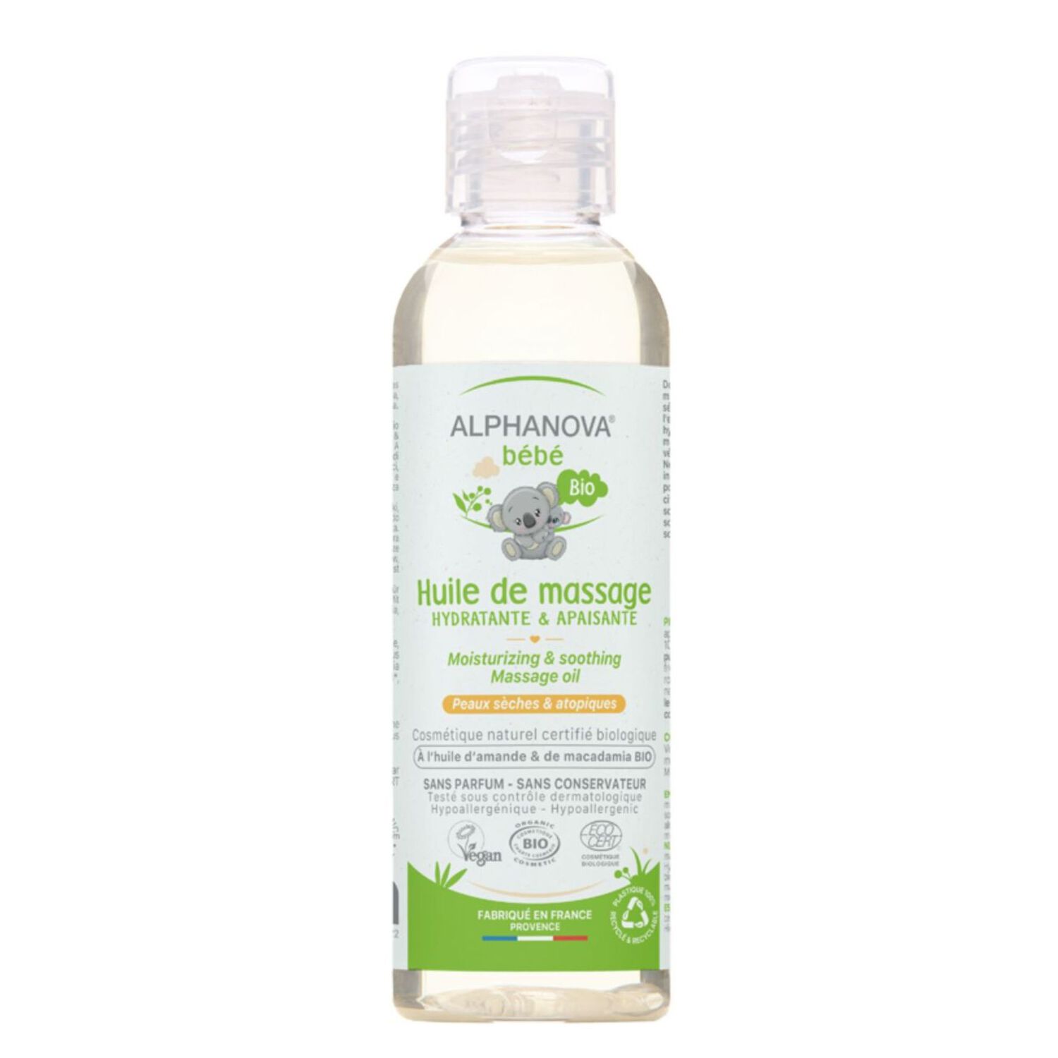 Bébé - Huile de Massage Bio 100 ml