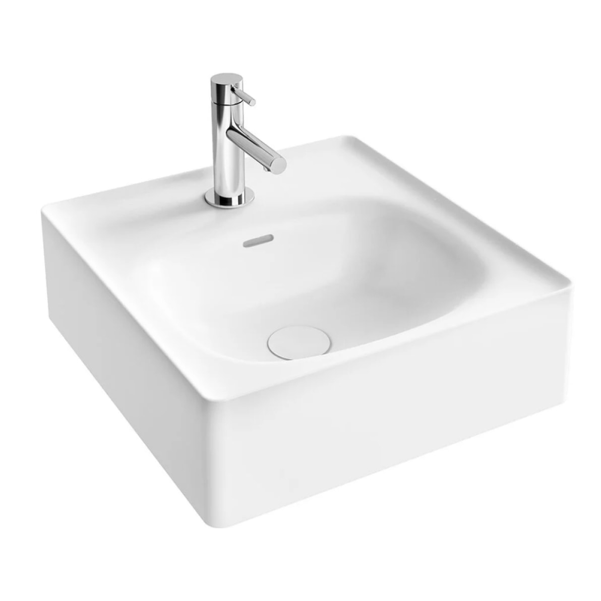 Lavabo à poser VITRA Equal 40 cm avec trop plein blanc