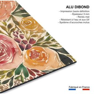 Tableau roses merveilleuses Tableau alu Dibond