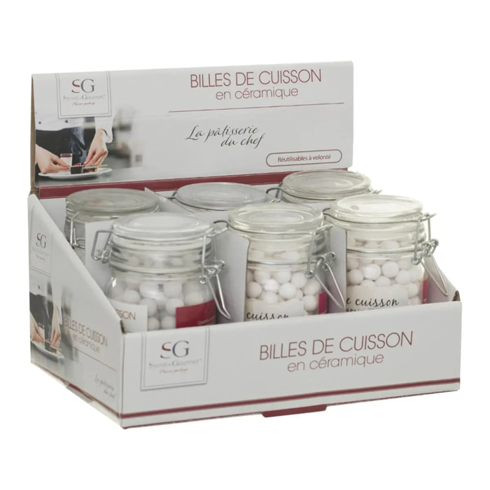 Pot de billes pâtisserie en céramique