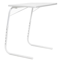 Tavolino pieghevole multiposizione - bianco - 50x60 cm