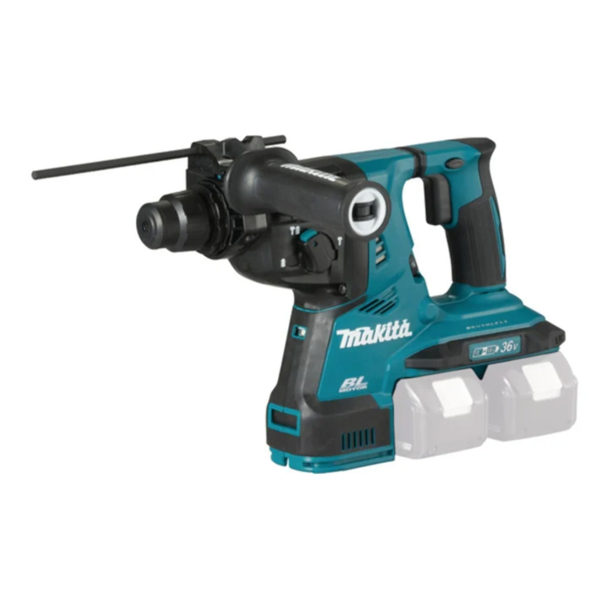 Taladro SDS-Plus 36 V => 2 x 18 V Li-Ion 26 mm MAKITA - Sin batería ni cargador - DHR264ZJ