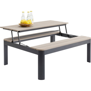 Table basse de jardin dépliante Happy Day Kare Design