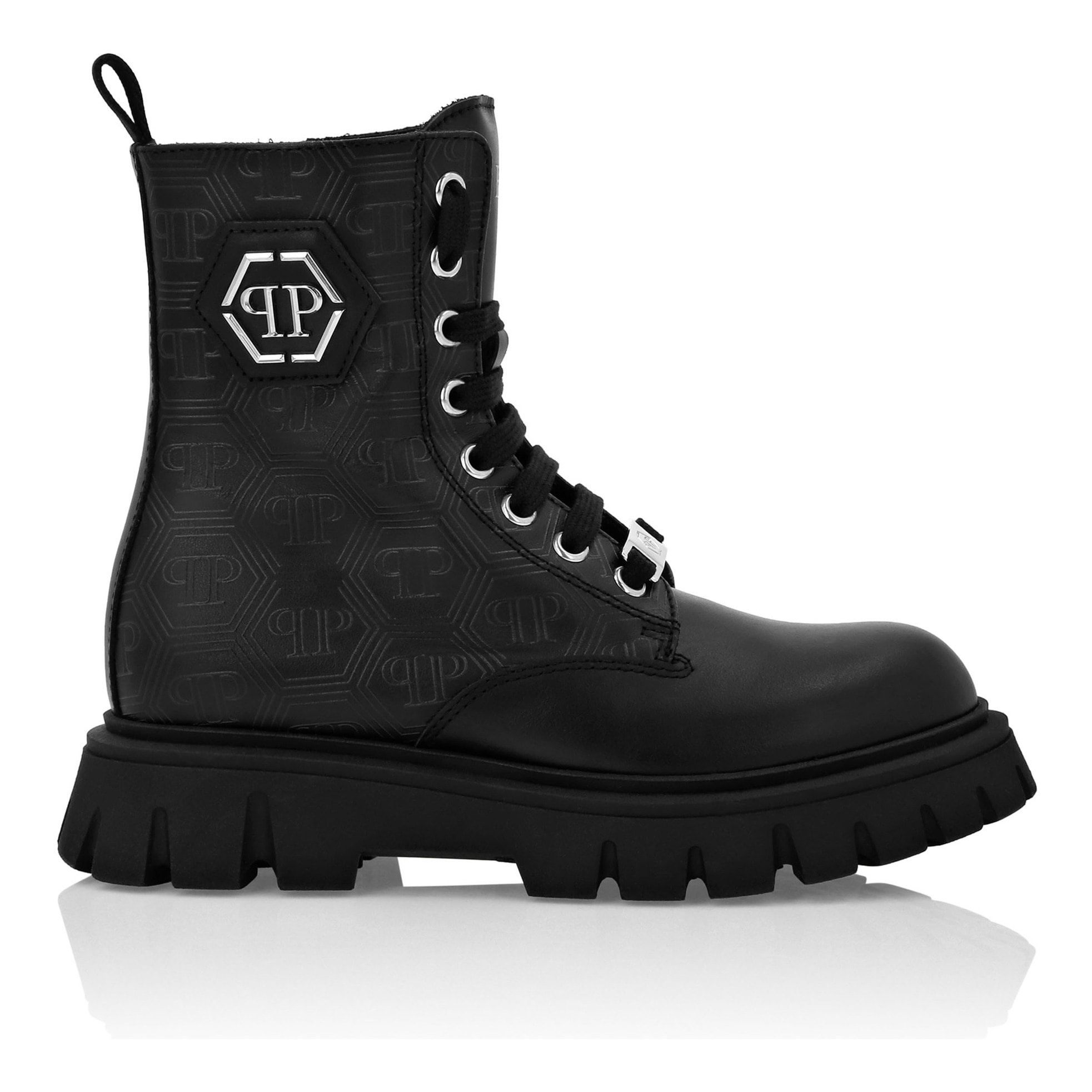 PHILIPP PLEIN Boots Low Flat HEXAGON