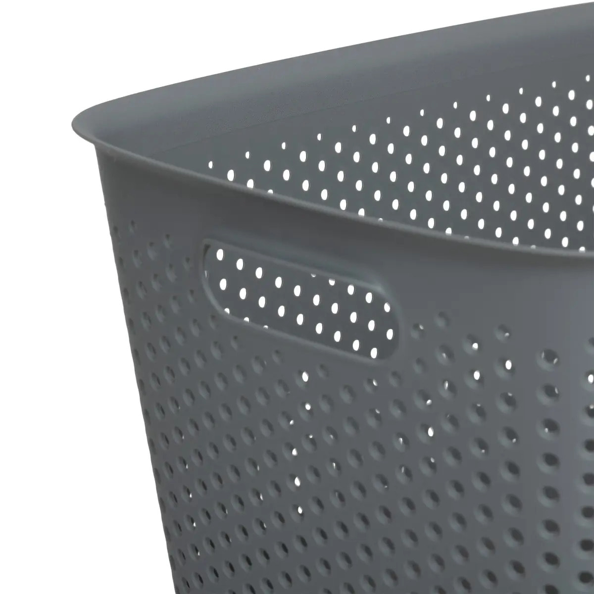 Panier "Tila" 17L gris en plastique