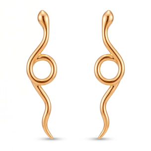 Pendientes acabado en oro amarillo de 18k