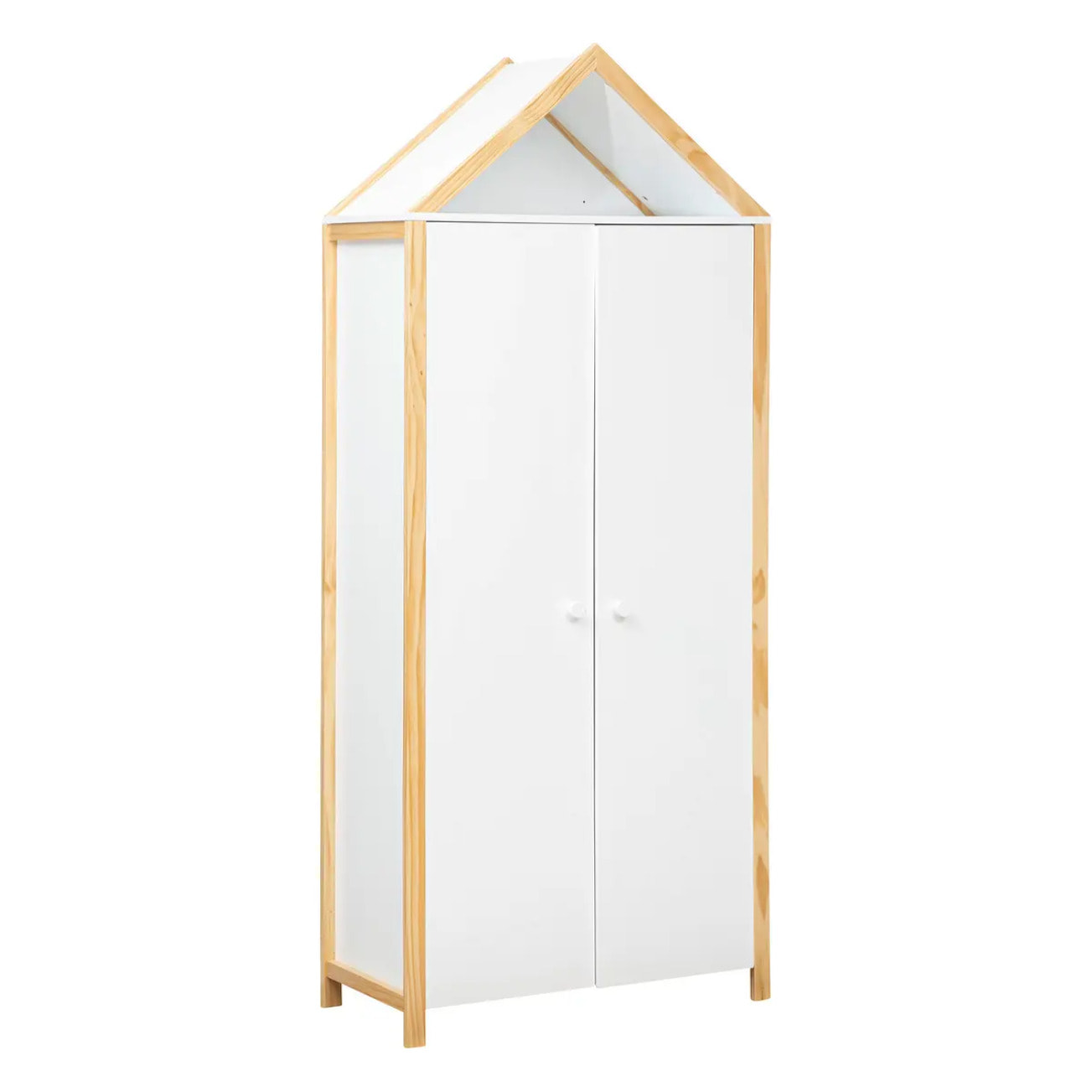 Armoire enfant "Kima" 86x204,5cm blanc