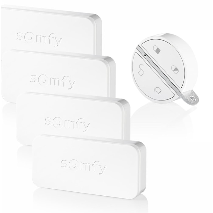 Pack accessoires Plus Home Alarm - Avec 4 détecteurs IntelliTAG et 1 badge télécommande