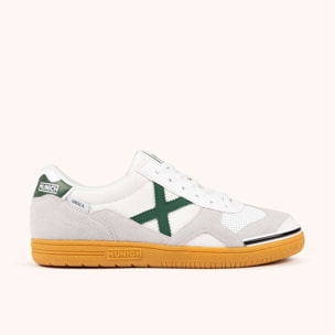 Zapatilla Deportiva de Piel y Nylon con Suela Caramelo MUNICH GRESCA XLS 325