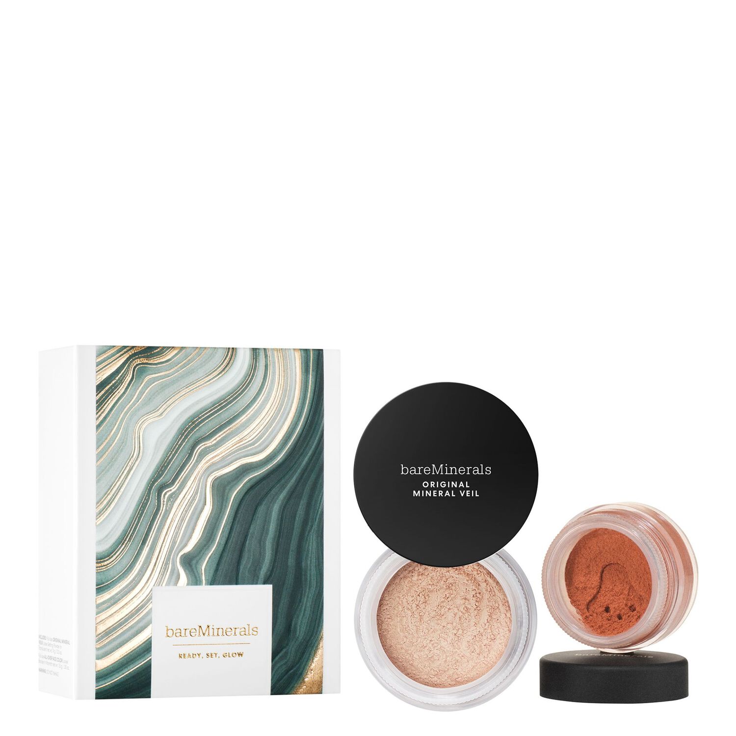 Ready, Set, Glow - Coffret Poudre Libre Bronzante + Poudre Libre Fixante