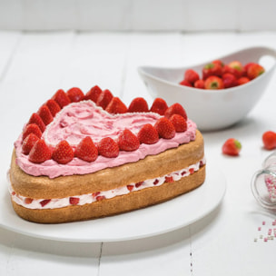 Moule coeur à charnière 25 x 25 cm Dr. Oetker Back-Freude