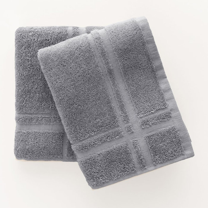 Pack de 2 torchons de cuisine (50x50) GRIS