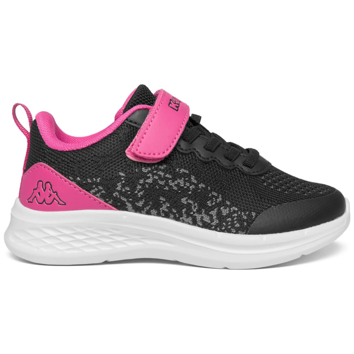 Kappa - Sneakers Niño/Niña Negro - Logo Postie Ev Kid