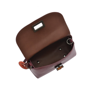 Borsa a spalla Anna Luchini Bordeaux