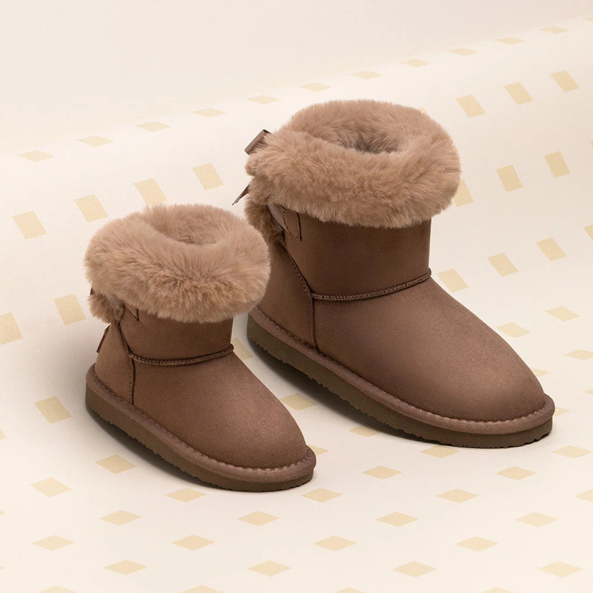 B&W Break&Walk - Stivali australiani donna e bambina con fodera in pile