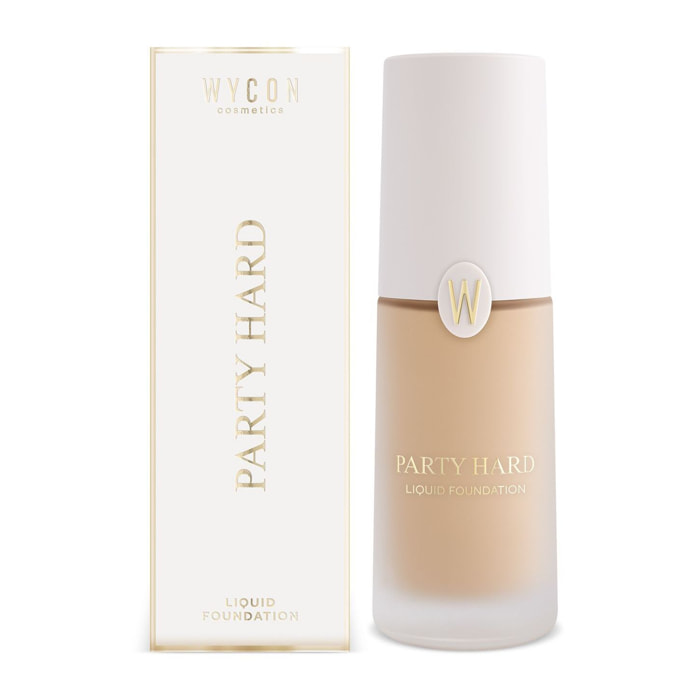 PARTY HARD Fondotinta fluido vegan friendly dal finish luminoso e naturale