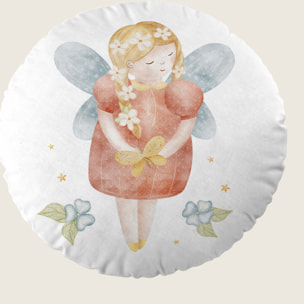 Cool Kids - Cojín Redondo Estampado - Con Relleno - 100% Algodón - Lorian