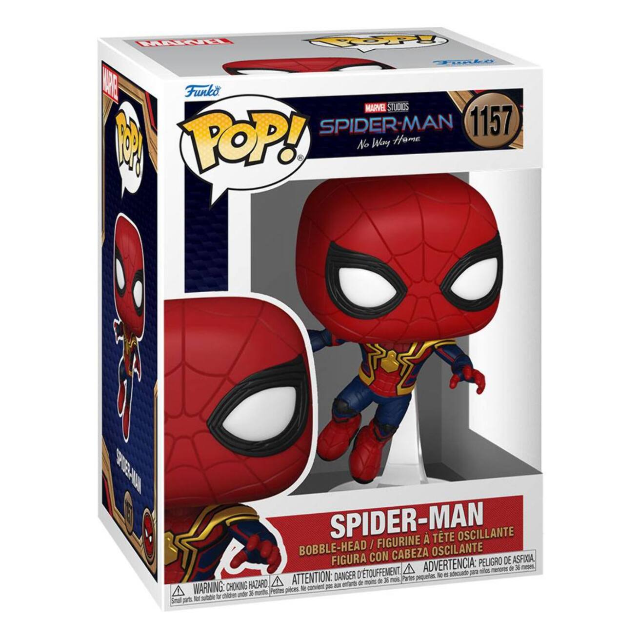 Spider-man: No Way Home Pop! Marvel Figure in Vinile Spider-Man 9 Cm Funko