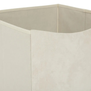 Boîte Mix'n Modul 31x31cm beige tissu et carton