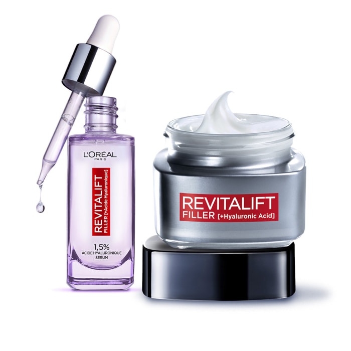 L'Oréal Paris Revitalift Filler Routine Anti-rides 2 produits