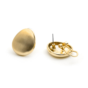 Pendientes Ubras acabado oro amarillo 18k