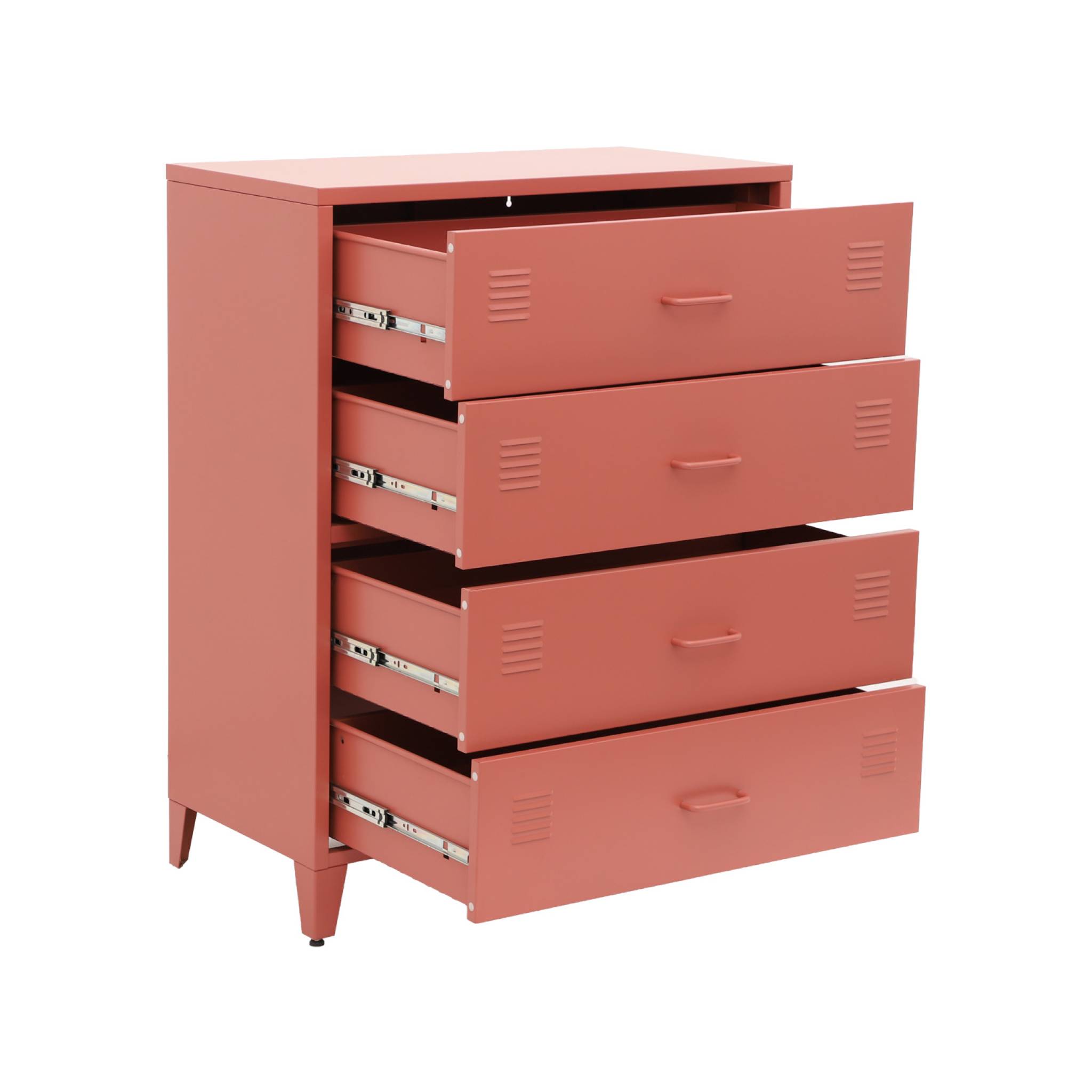 Commode industrielle acier 4 tiroirs SOHO