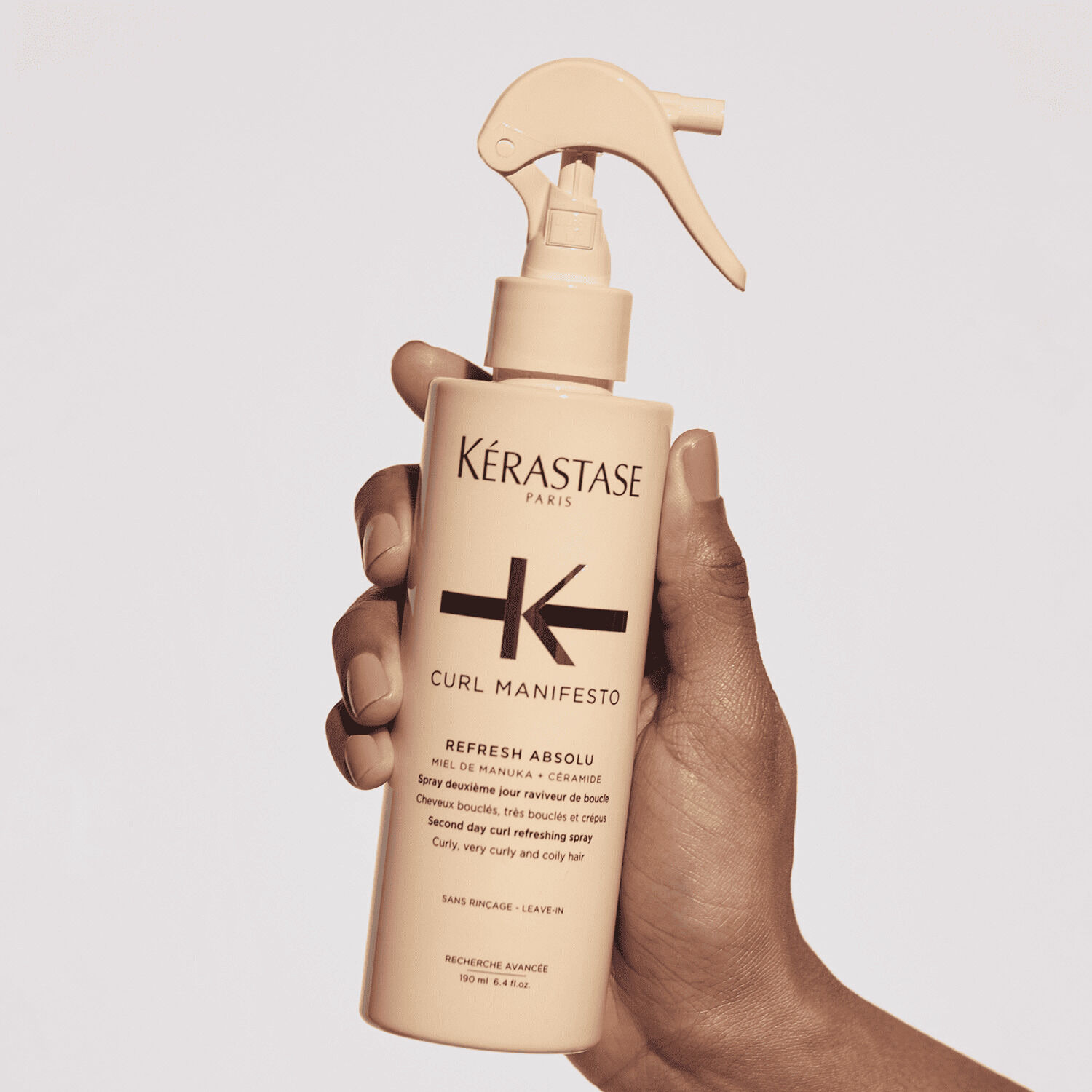Curl Manifesto - Spray anti-frisottis de définition des cheveux bouclés, frisés et crépus 190 ml