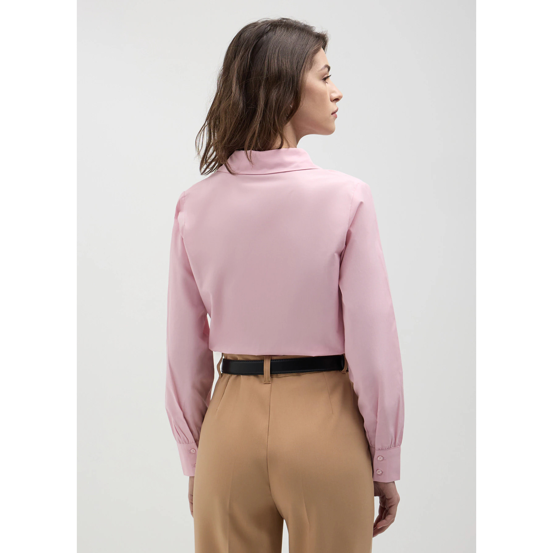 Camicia cropped con pinces