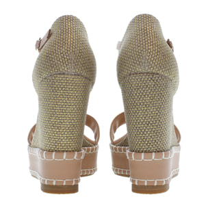 U.S. Polo Assn. - Sandali AYLIN025W/5YC1 in canvas per donna