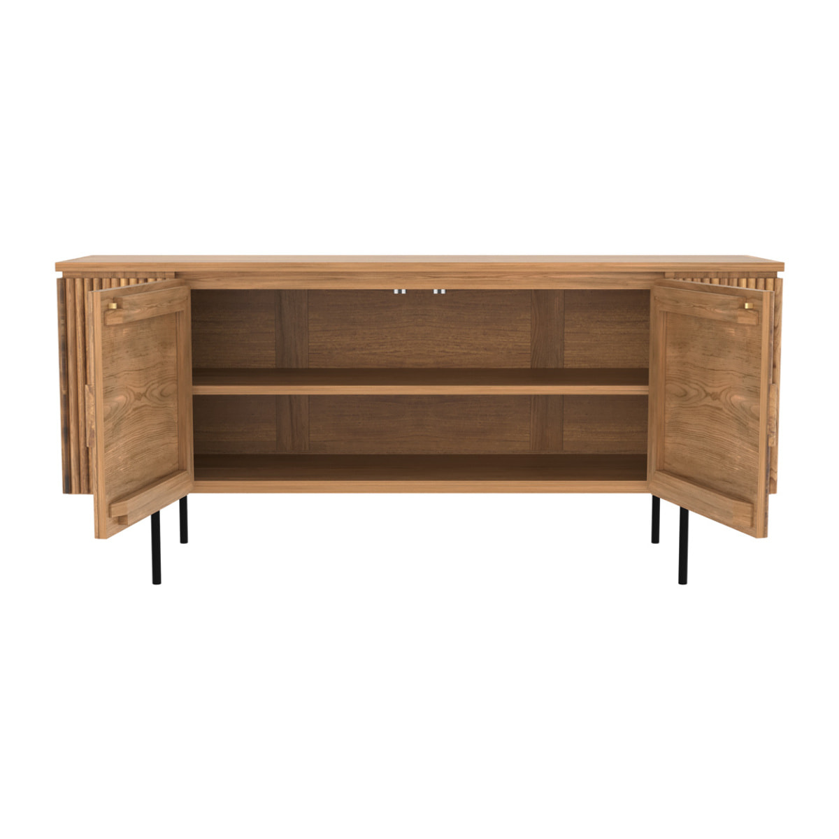 Buffet en bois de teck 2 portes - Gordes