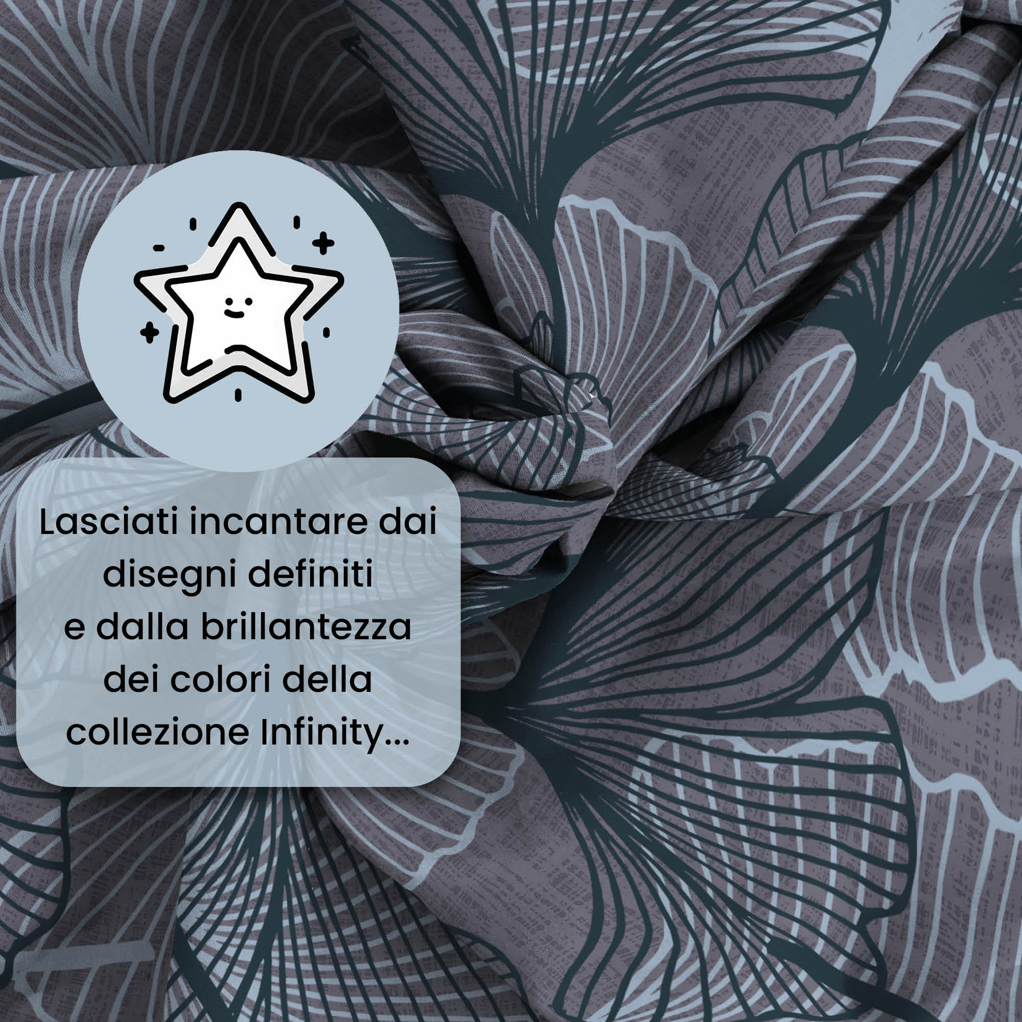 COMPLETO LETTO INFINITY - 100% Microfibra