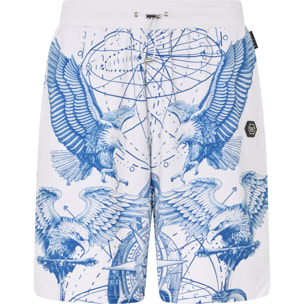 PHILIPP PLEIN Fleece Shorts Tattoo Tattoo
