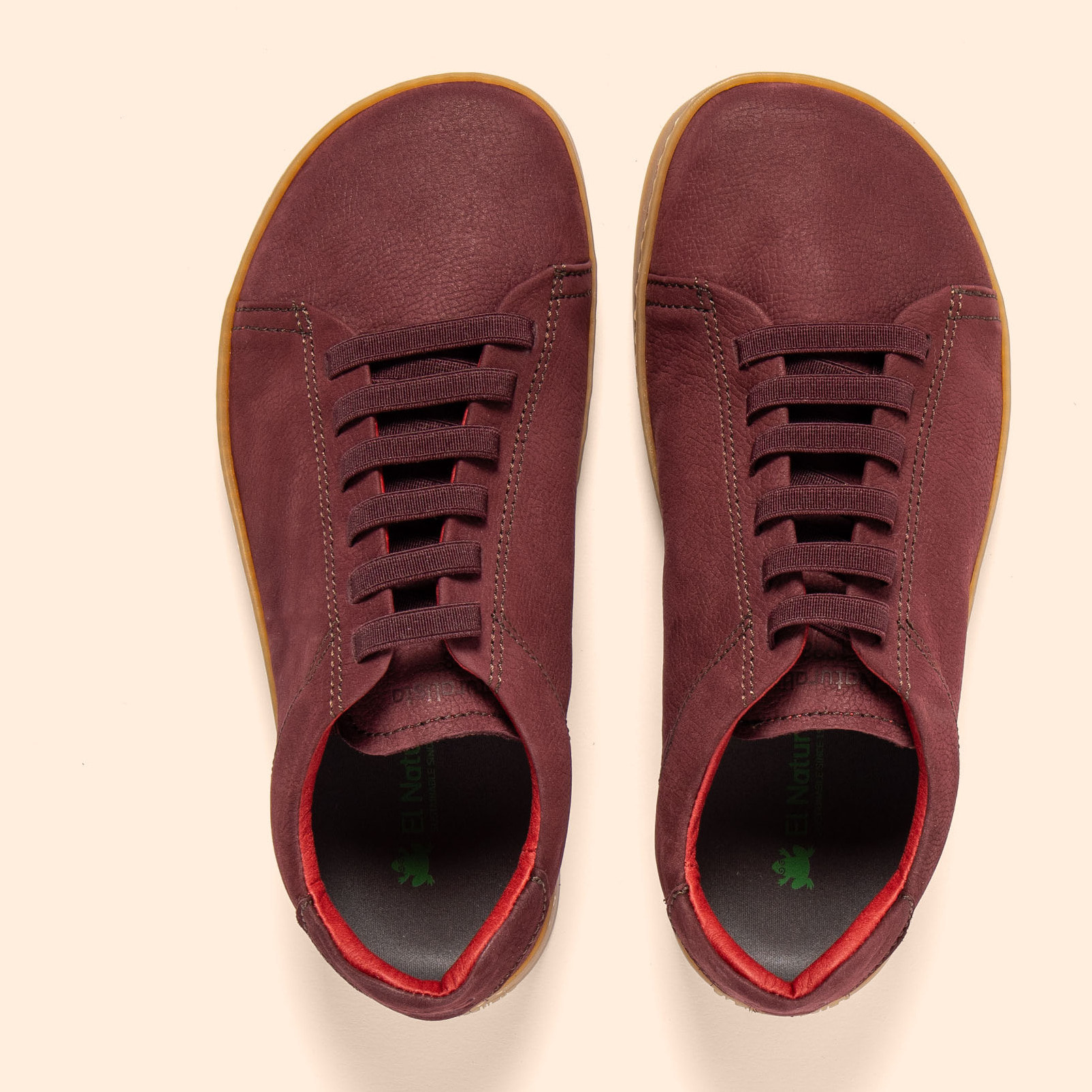 Zapatos N5910L NOBUCK BURDEOS / ORIGEN color Burdeos