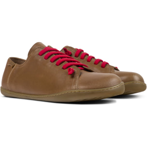 Zapatillas - CAMPER Peu Cami - Marron - Cuero liso
