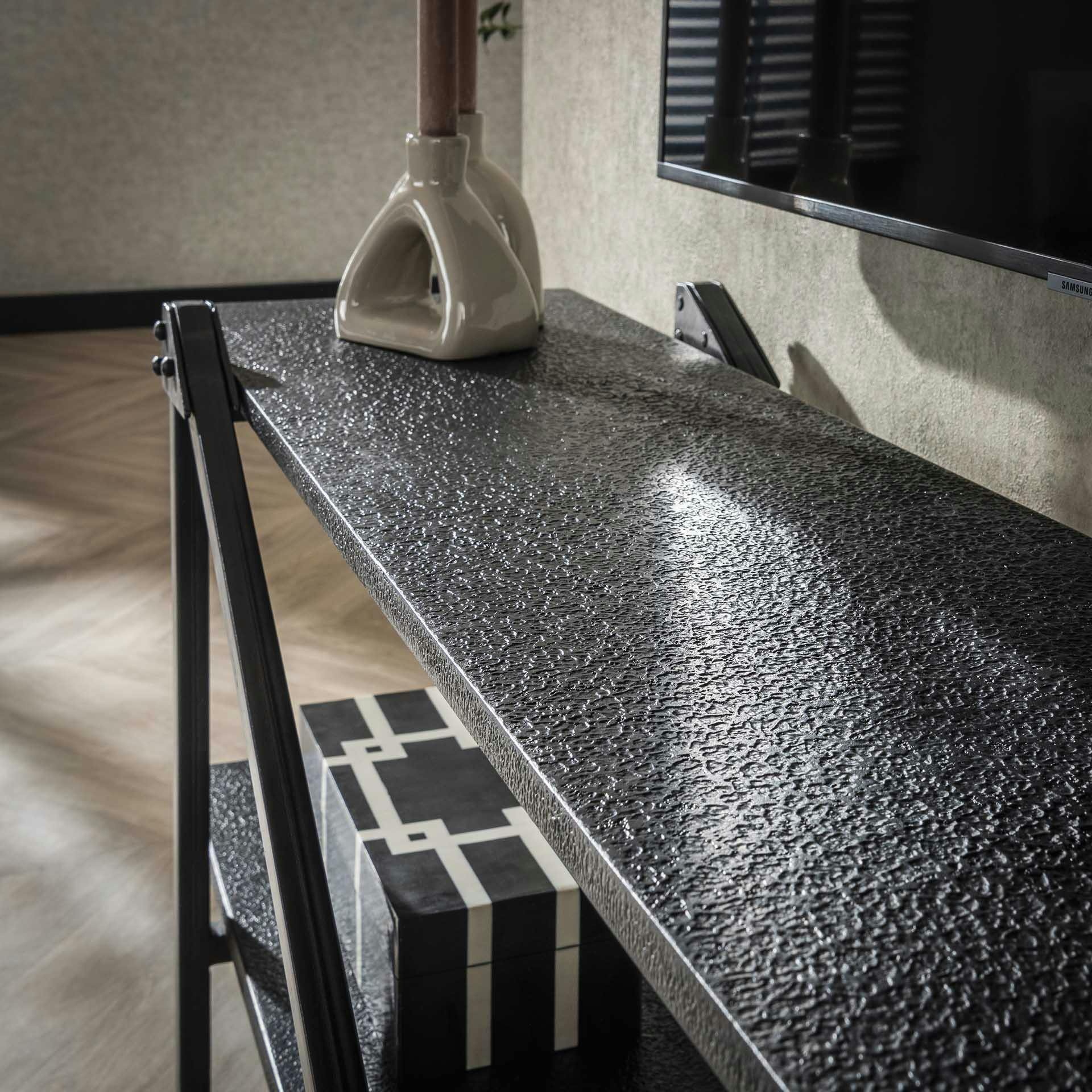 Banc tv moderne 2 niveaux 140 cm RALF