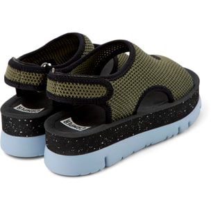 Sandalias - CAMPER Oruga Up - Verde - Textil técnico (poliéster reciclado)
