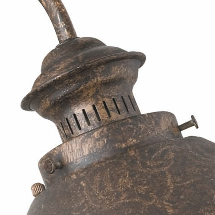 NÁUTICA 310 Lampada da parete marrone ossido