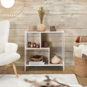 Etagere Edison Blanc 80x30x79.5cm