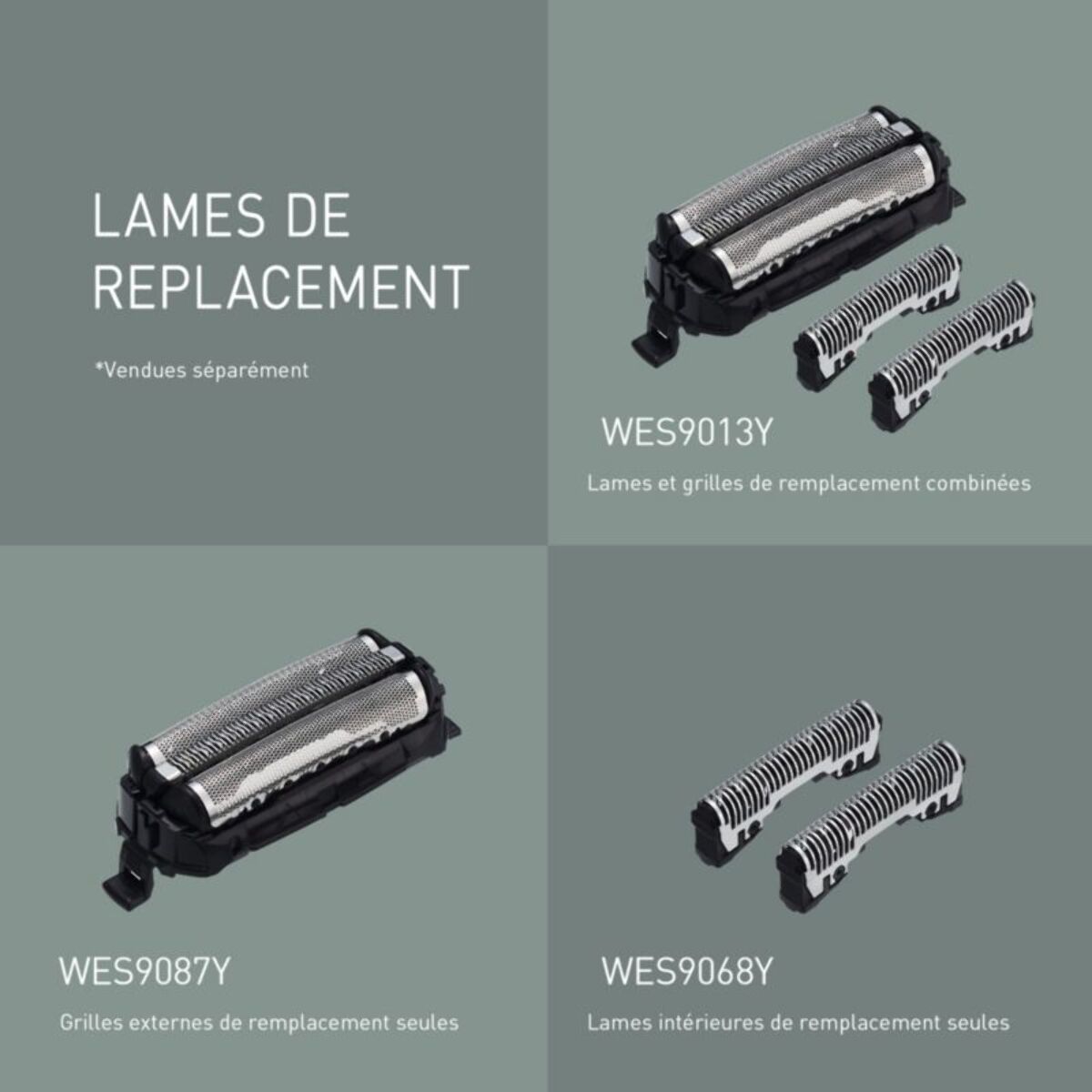 Rasoir pour la tête PANASONIC ES-CM3BKS503 3 lames