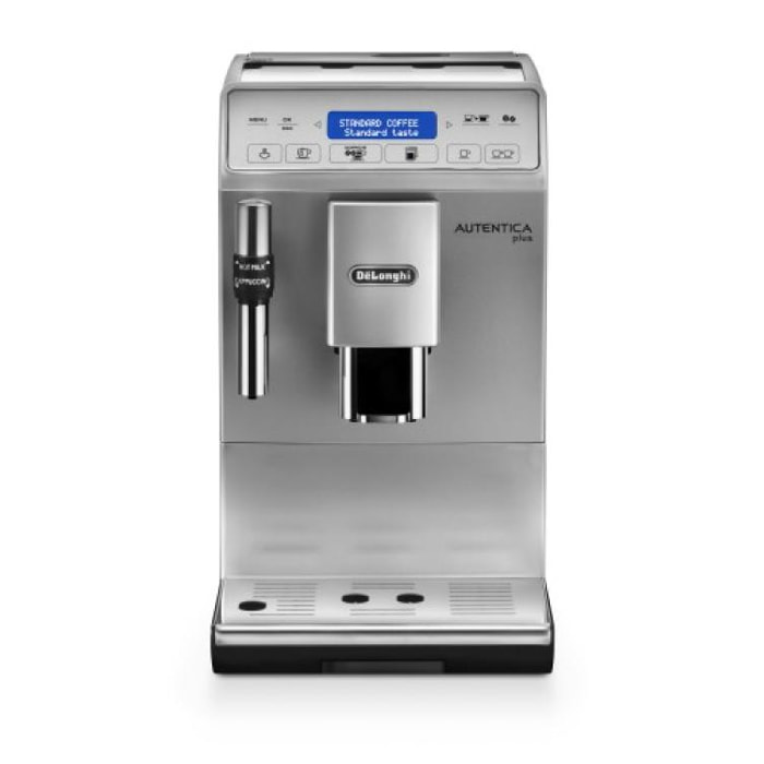 DeLonghi Cafetera Superautomática ETAM29.620.SB. 2 Tazas Simultáneas. Pantalla LCD. Panel Táctil. Molinillo Silencioso. 1.450 W