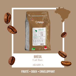 Café Rare Bio - Brésil - Italienne 250g