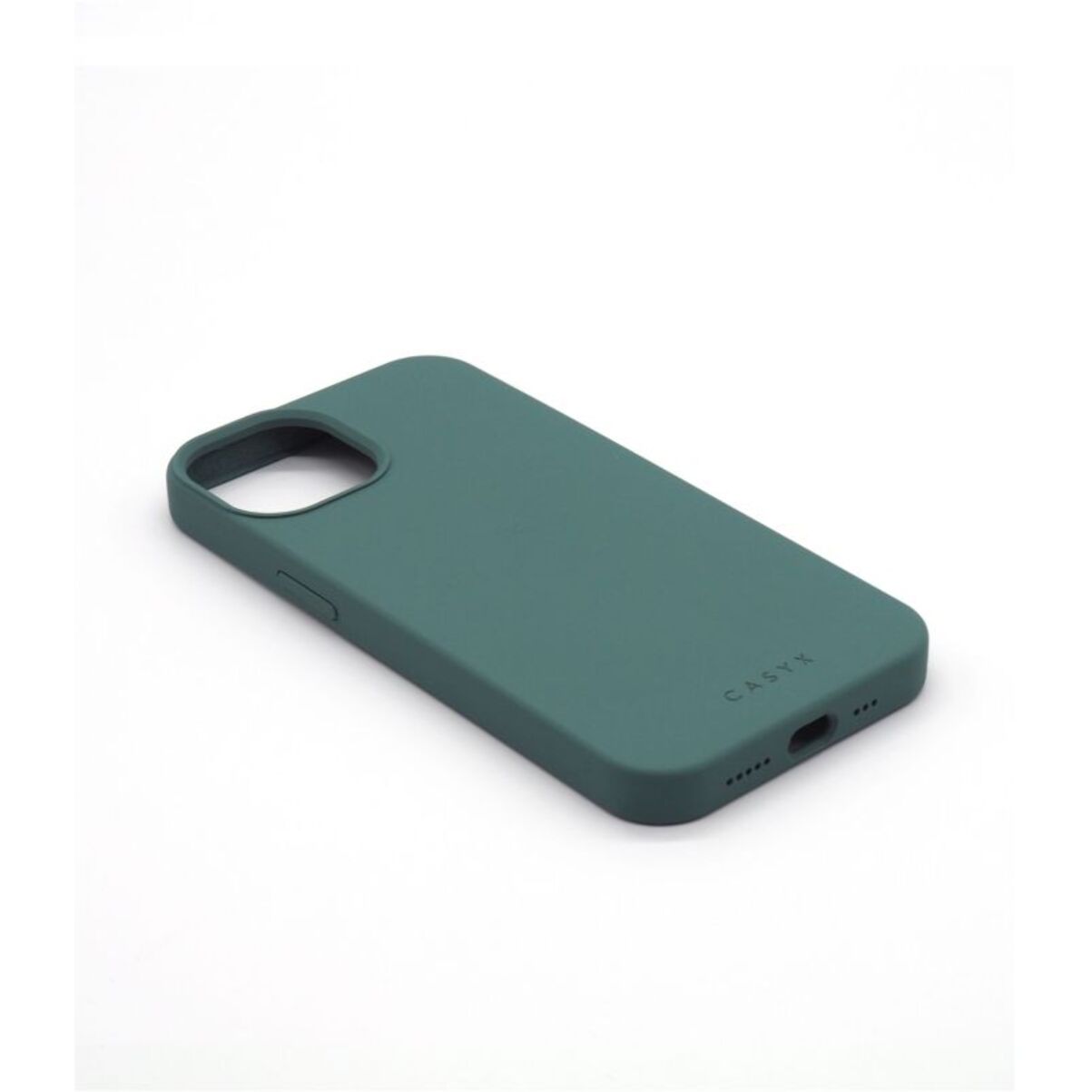 Coque CASYX iPhone 15 Plus Magsafe silli. Vert Sauge