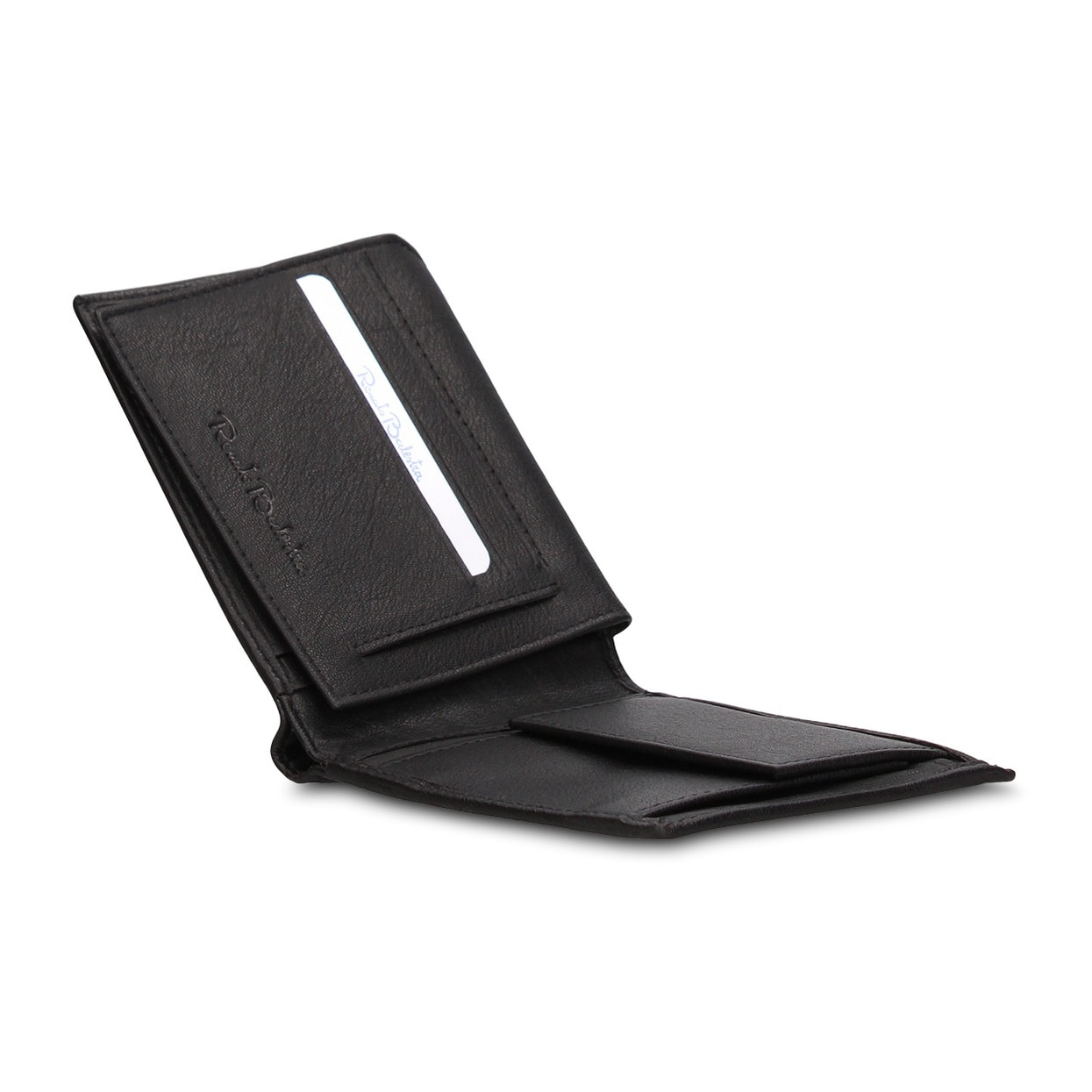 Portafoglio uomo in vera pelle - Modello Astero Plus - Casual - 13.0 x 10.0 x 2.0 cm