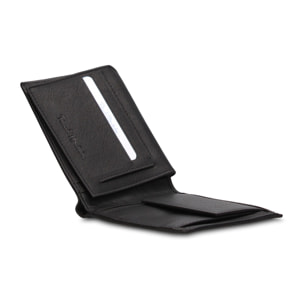Portafoglio uomo in vera pelle - Modello Astero Plus - Casual - 13.0 x 10.0 x 2.0 cm