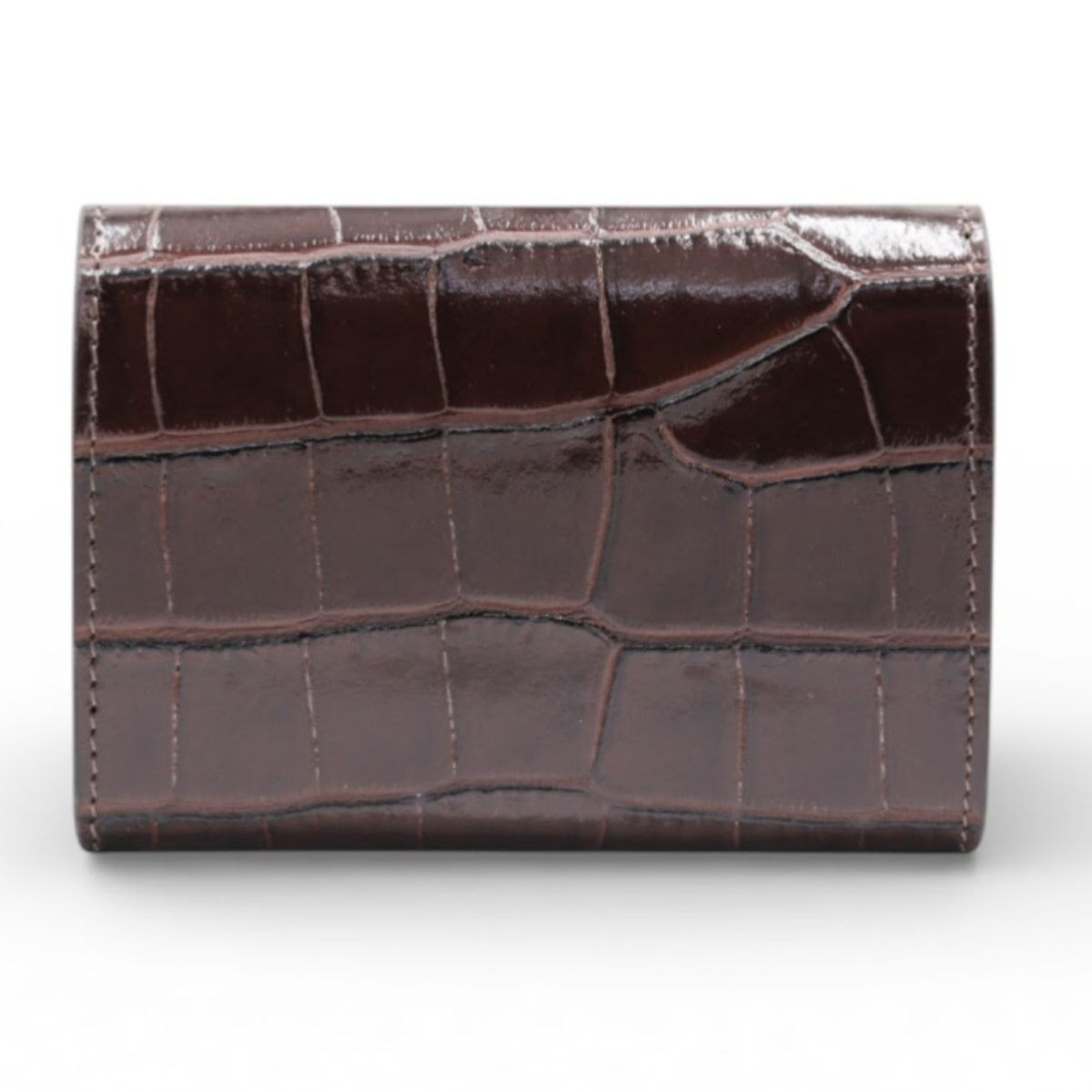 Portafoglio Cheval Firenze Cosmo Mini Croc Testa di Moro