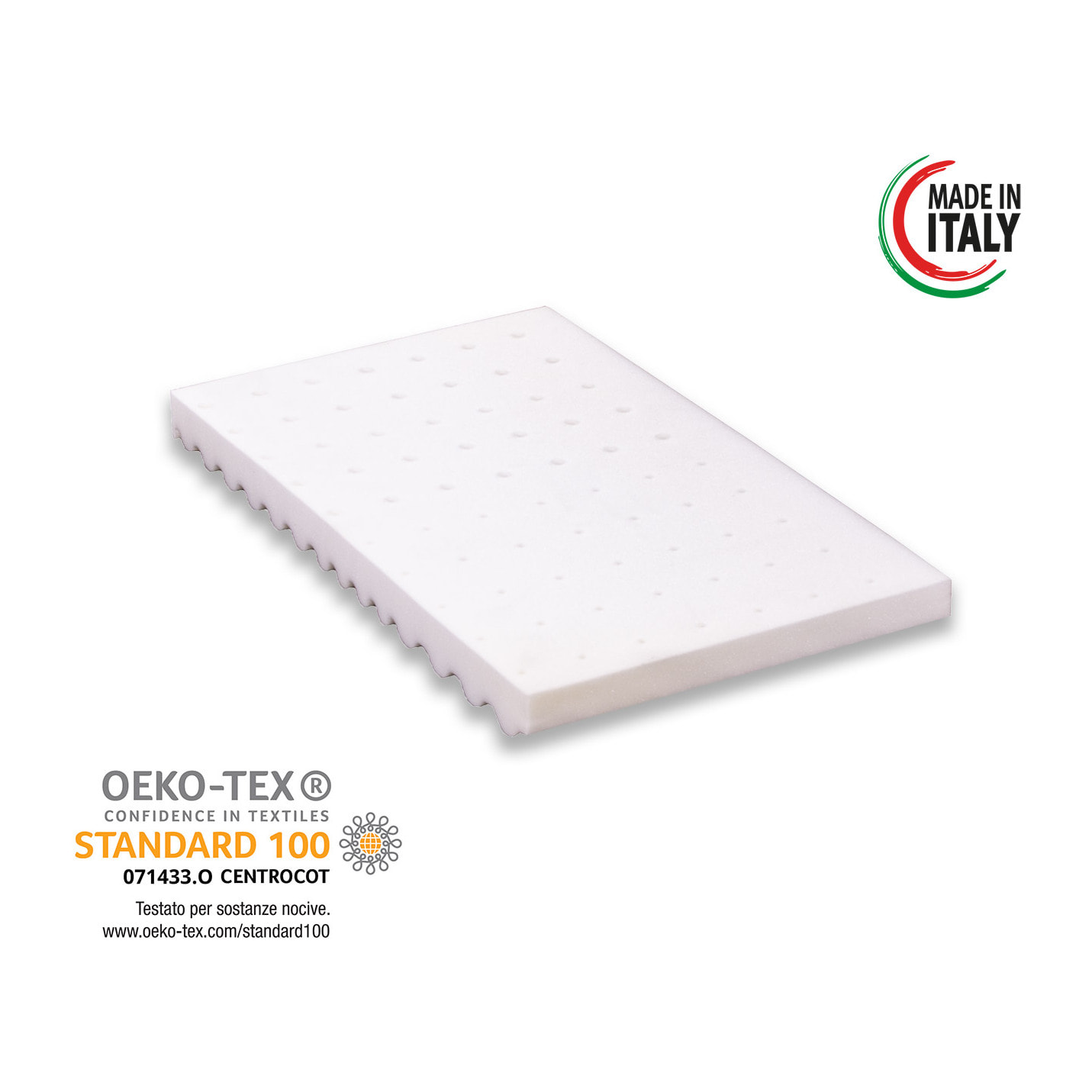 BabyFlex - Materasso per culla lettino NEXT to me antisoffoco misura 50x82 alto 6 rivestimento Aloe Vera sfoderabile lavabile Compatibile Chicco Next2Me Cam Cullami Brevi