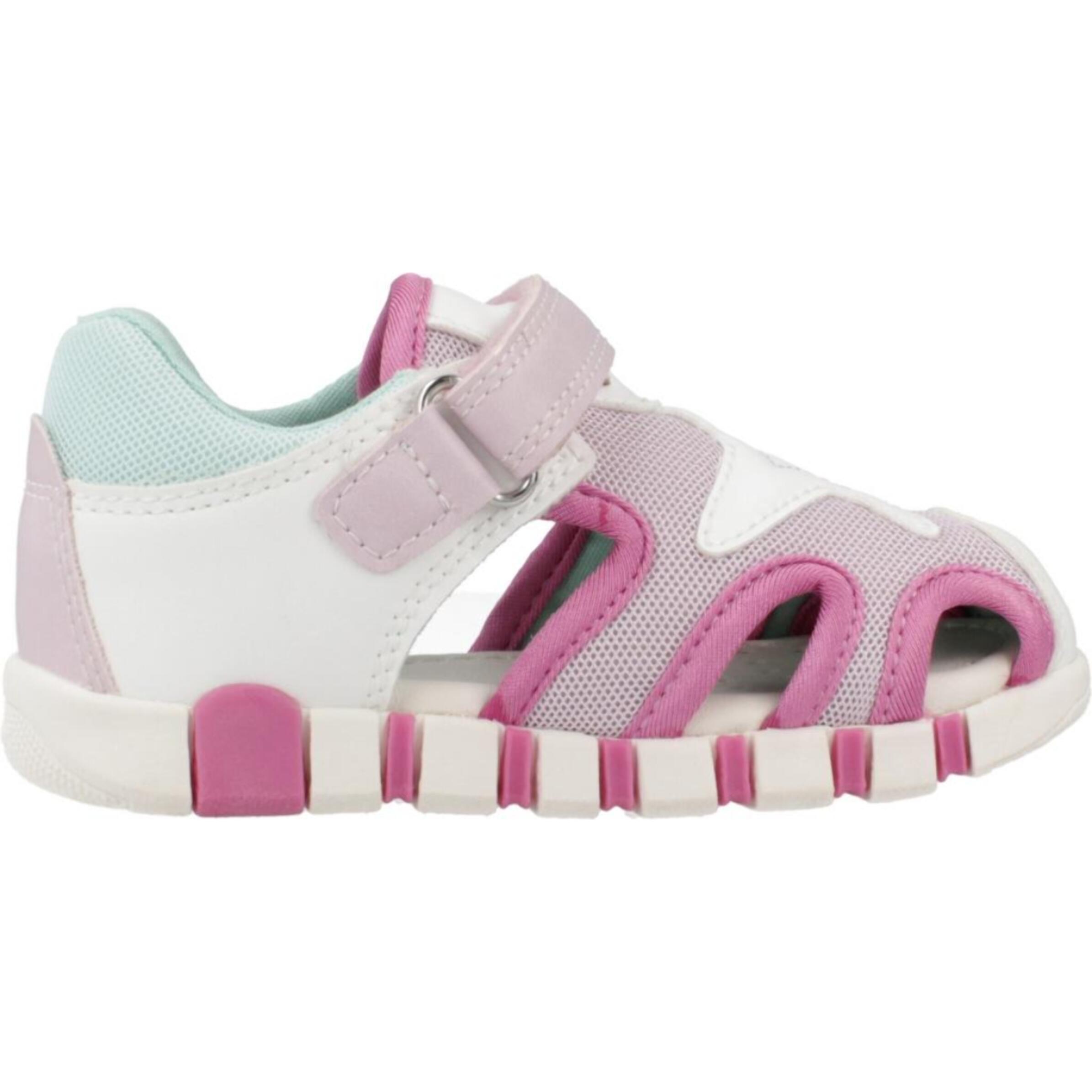 Sandalias Niña de la marca GEOX  modelo B SANDAL IUPIDOO GIR BLANCO